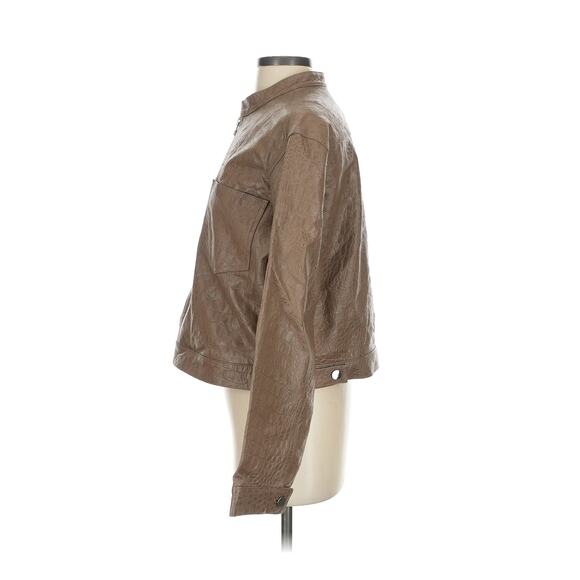 Redondo Frydman Leather Zip Front Jacket Size 2 New with tags - Picture 3 of 6